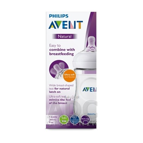 AVENT FĽAŠA Natural PP 260 ml