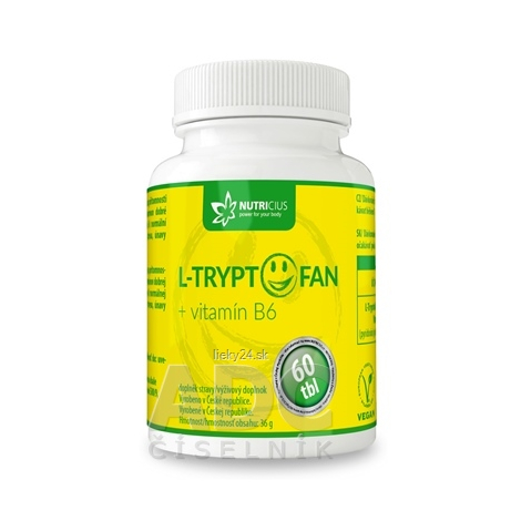 E-shop NUTRICIUS L-TRYPTOFAN + vitamín B6
