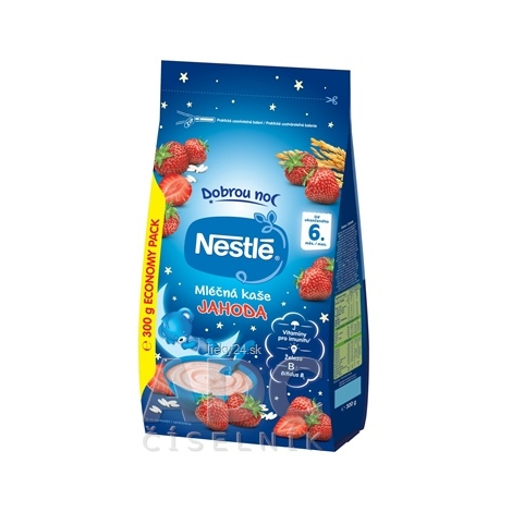 Nestlé Mliečna kaša JAHODA - Dobrú noc