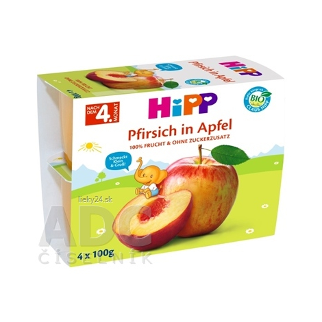 E-shop HiPP Príkrm BIO 100% Ovocie Jablká s broskyňami