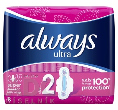 ALWAYS ULTRA SUPER PLUS 8ks|Lieky24.sk