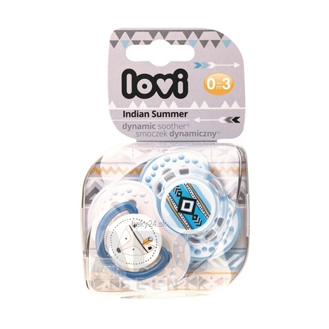 LOVI Dynamický utišujúci cumlík Indian Summer
