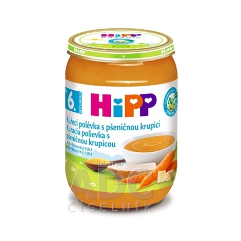HiPP Polievka BIO Kuracia s pšeničnou krupicou
