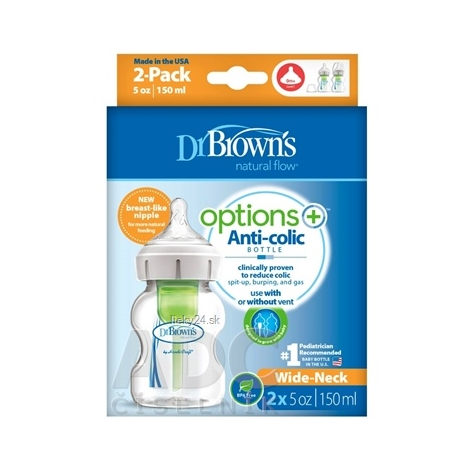 Dr.BROWN´S DOJČENSKÁ FĽAŠA OPTIONS+ 150 ml DUOPACK