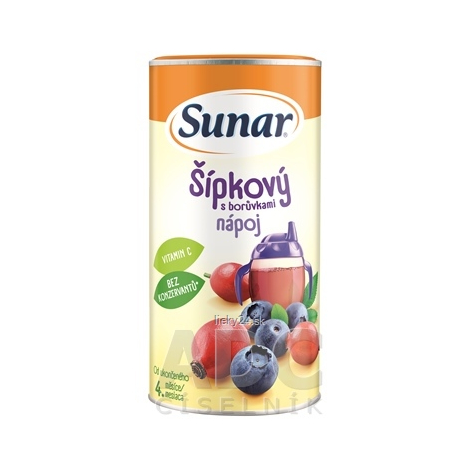 E-shop Sunar Rozpustný nápoj Šípkový s čučoriedkami
