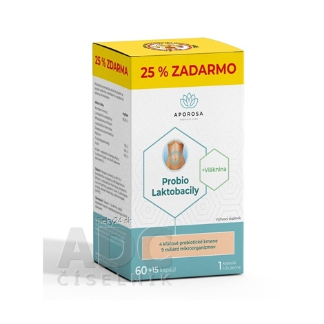 APOROSA Premium Probio Laktobacily + vláknina