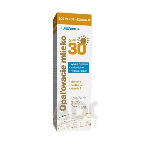 MedPharma OPAĽOVACIE MLIEKO SPF 30