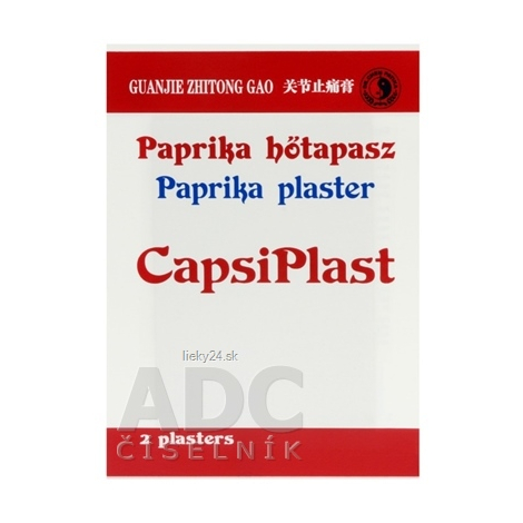 CAPSIPLAST - HREJIVÁ NÁPLASŤ S VÝŤAŽKOM Z PAPRIKY