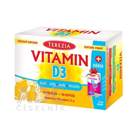 TEREZIA VITAMÍN D3 1000 IU