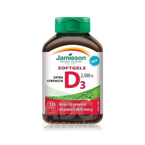 JAMIESON VITAMÍN D3 2500 IU