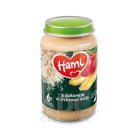 Hami príkrm S banánom a ovsenou kašou