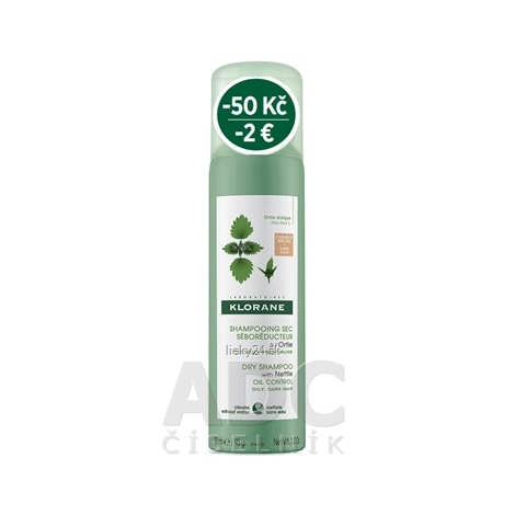 KLORANE SHAMP. SEC SÉBOR. à l'Ortie BRUNS (zľava)