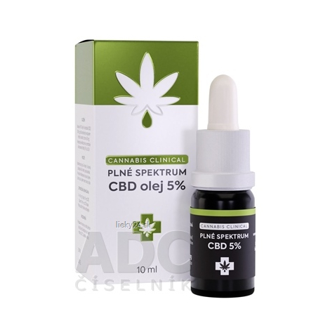 CANNABIS CLINICAL PLNÉ SPEKTRUM CBD olej 5%