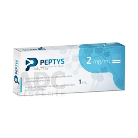 PEPTYS 2 roztok peptidov PEP-21 z kolagénu 2 mg/ml