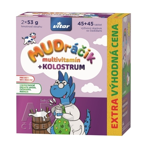 VITAR MUDráčik multivitamín + kolostrum