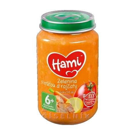 E-shop Hami príkrm Zelenina s morkou a paradajkami