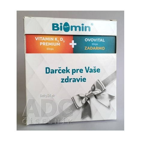 Biomin VITAMIN K2 D3 PREMIUM darčekové balenie