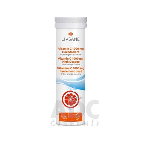 LIVSANE Vitamín C 1000 mg Vysoká dávka