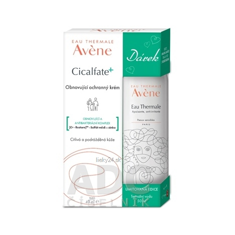 AVENE CICALFATE+ CRÈME REPARATRICE + Darček