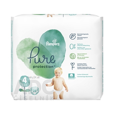 PAMPERS PURE protection VP 4 Maxi