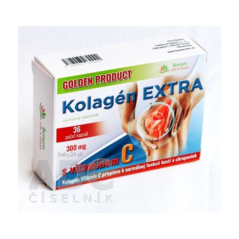 GOLDEN PRODUCT Kolagén EXTRA s vitamínom C 40 mg