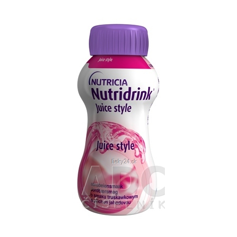 Nutridrink Juice Style s jahodovou príchuťou  4x200ml