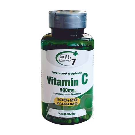 24/7 Plus Vitamín C 500 mg