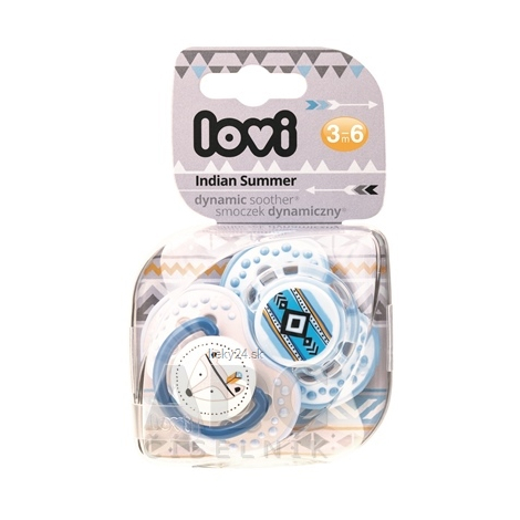 LOVI Dynamický utišujúci cumlík Indian Summer