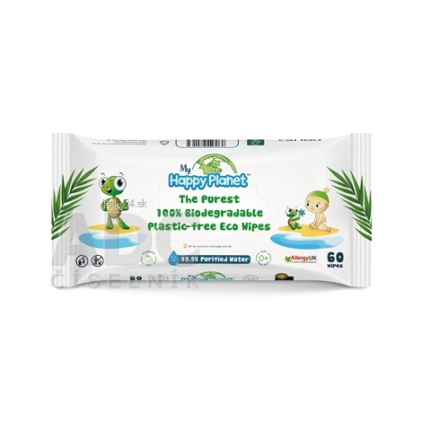 AQUAINT HAPPY PLANET vlhčené obrúsky