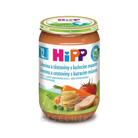 E-shop HiPP BIO Zelenina a cestoviny s kuracím mäsom