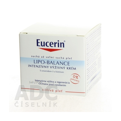 E-shop Eucerin LIPO BALANCE intenzívny výživný krém 50ml