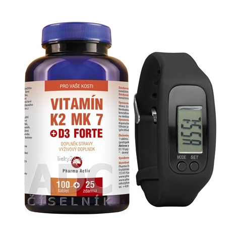 Pharma Activ Vitamín K2 MK 7 + D3 FORTE