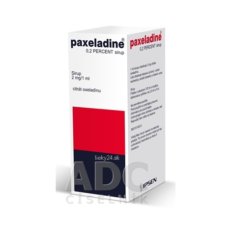 Paxeladine 0,2 percent sirup