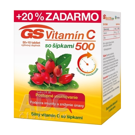 GS Vitamín C 500 so šípkami