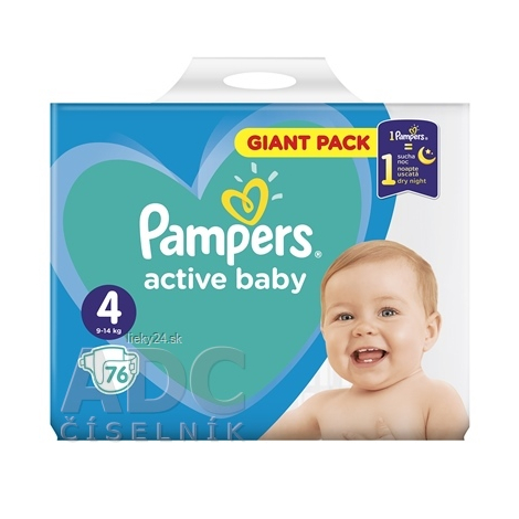 E-shop PAMPERS active baby Giant Pack 4 Maxi