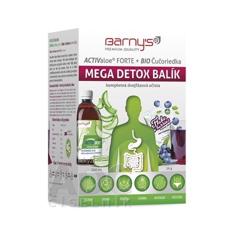 Barny's ACTIValoe FORTE+BIO Čučoriedka MEGA DETOX