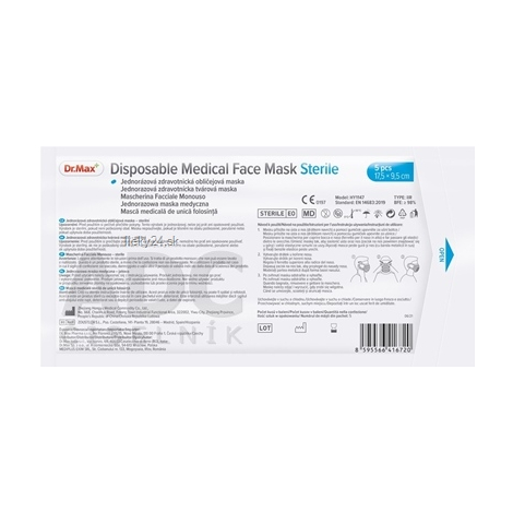 Dr.Max Disposable Medical Face Mask Sterile