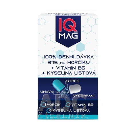 E-shop IQ MAG Horčík + B6 + kyselina listová