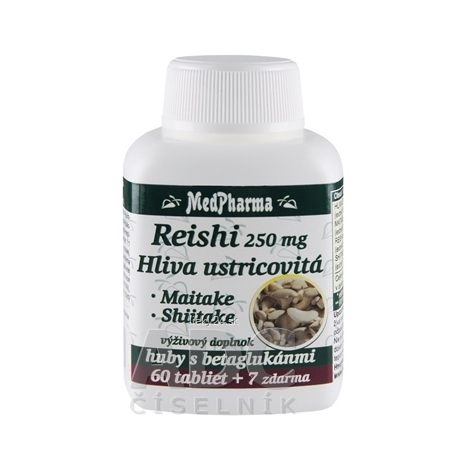 MedPharma REISHI 250 mg, Hliva ustricovitá