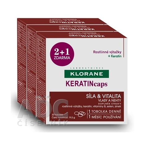 KLORANE KERATINcaps (TRIO)