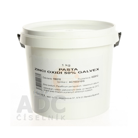 PASTA ZINCI OXIDI 50% GALVEX