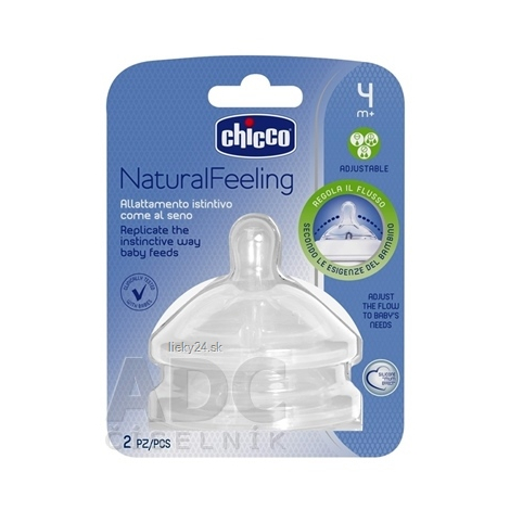 CHICCO Cumlík na fľašu Natural Feeling