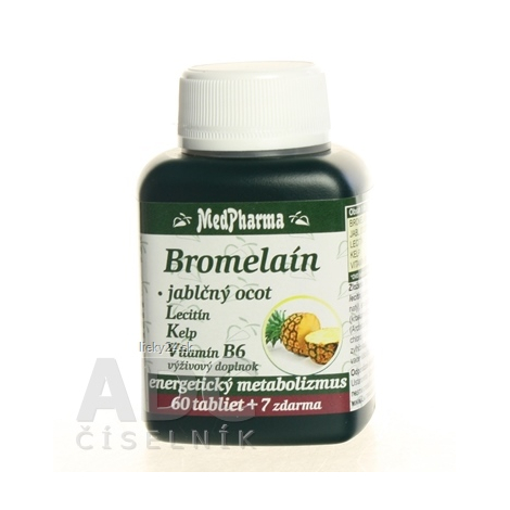 E-shop MedPharma BROMELAIN 300 mg + JABL.OCOT + LECITIN