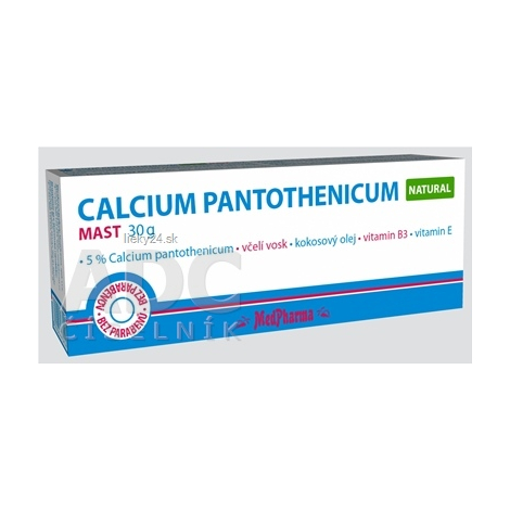 E-shop MedPharma CALCIUM PANTOTHENICUM Natural