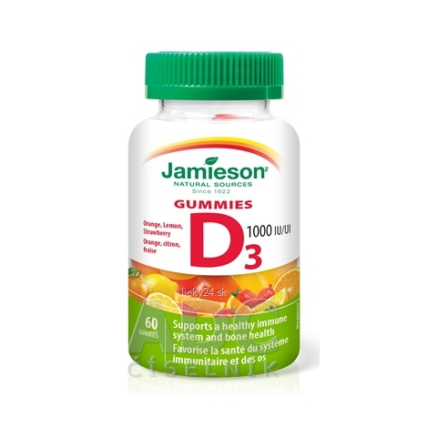 JAMIESON VITAMÍN D3 1000 IU GUMMIES