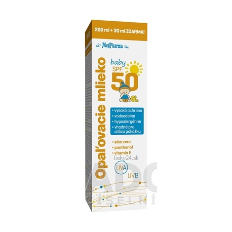 MedPharma OPAĽOVACIE MLIEKO BABY SPF 50