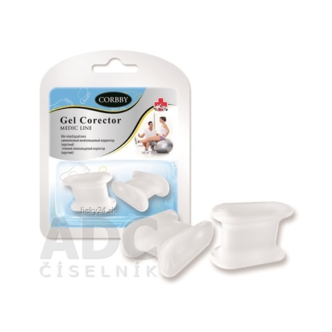 CORBBY Korektor silikónový medziprstový