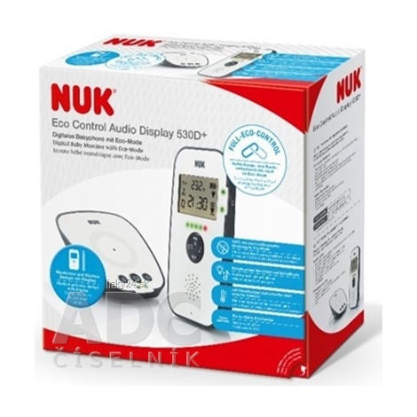 NUK Eco Control Audio Display 530D+ Baby monitor