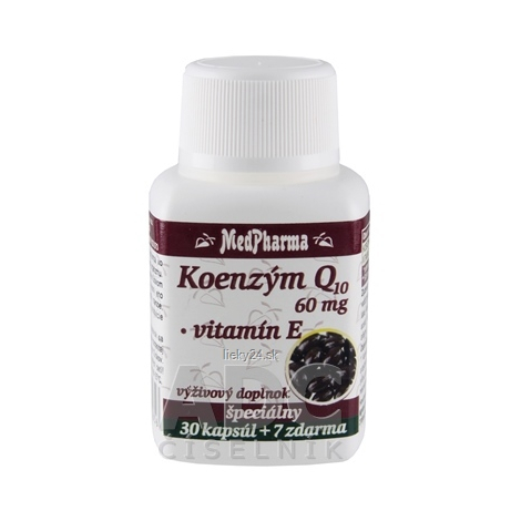 MedPharma KOENZÝM Q10 60 mg + Vitamín E