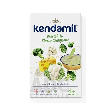 KENDAMIL Jemná kaša Brokolica, karfiol, so syrom